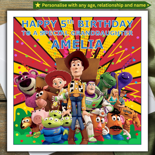 Toy story personalised - story,