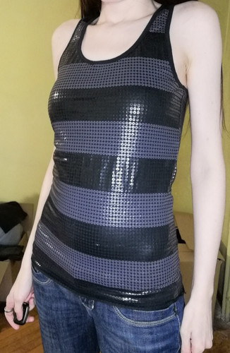 Y2k long tank - top, with
